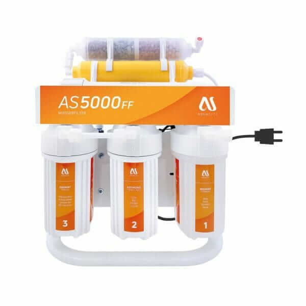 AS5000FF Direktflussanlage in orange 7-Stufig - Frontansicht