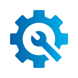 Service and maintenance - icon in blue gradient