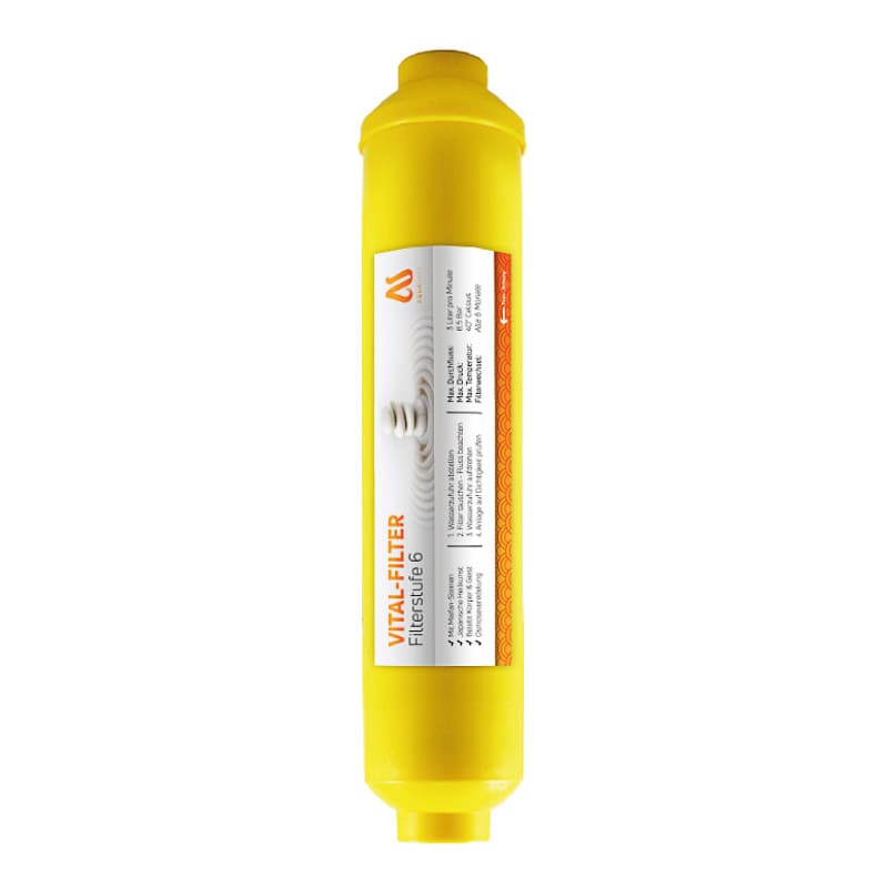 Wasserbelebung - Gelber Vital-Filter von AQUASAFE