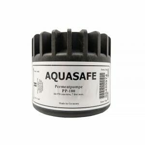 ECO-Pumpe von AQUASAFE in schwarz mit Label
