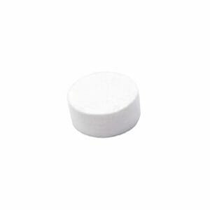 AQUASTOP replacement pad in white - round and cylindrical - sponge-like