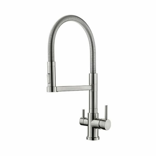 Large high quality GLORIA 3-way faucet with 360 degree swivel arm - by AQUASAFE