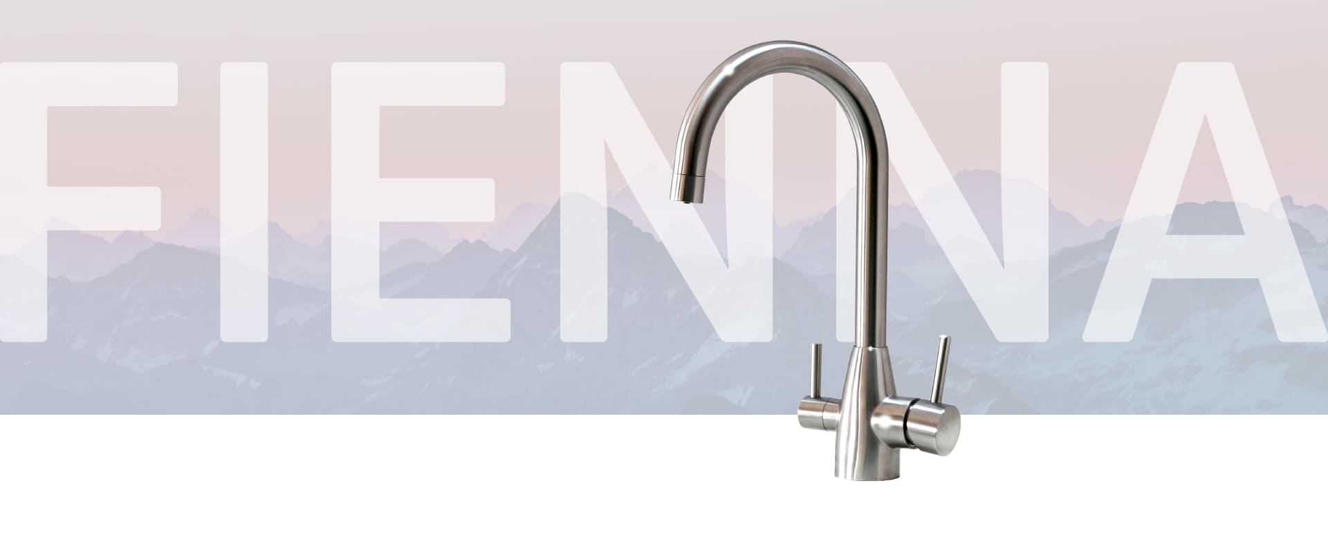 Fienna 3-way faucet for osmosis systems - in Chrome