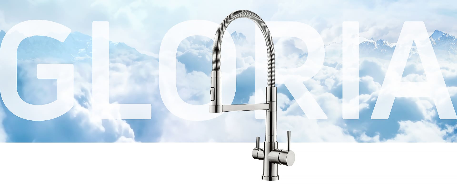 Gloria 3-way water tap for direct flow systems from AQUASAFE