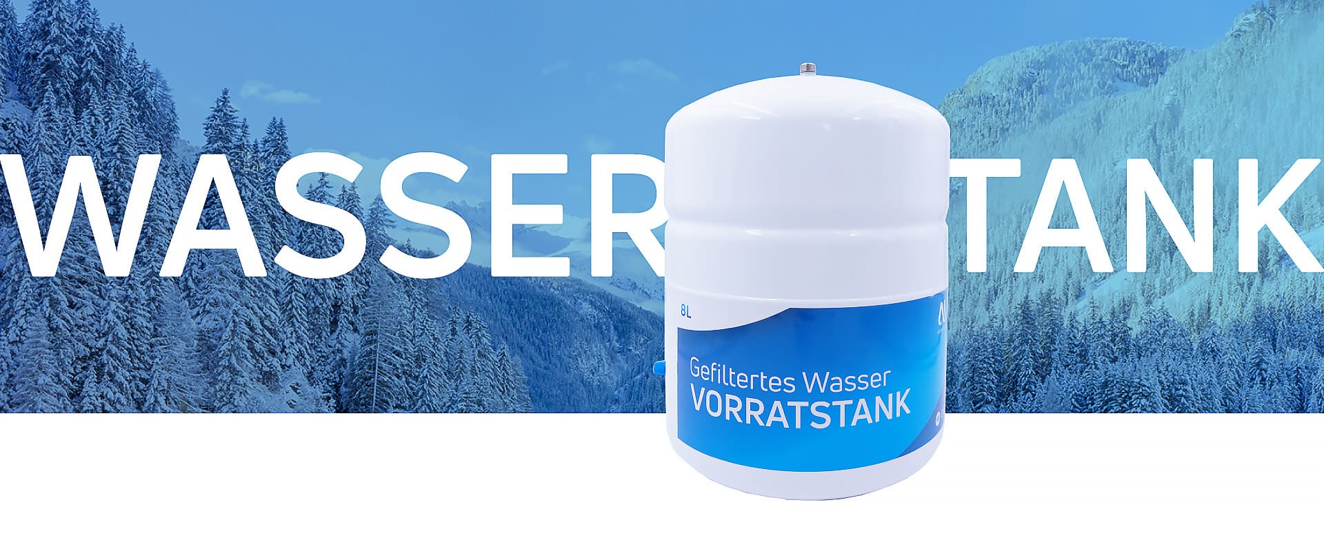 Wassertank für AS5000 Osmoseanlage in Blau