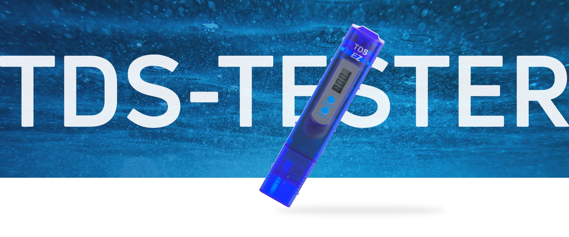 TDS tester water meter from AQUASAFE measures the conductivity in water