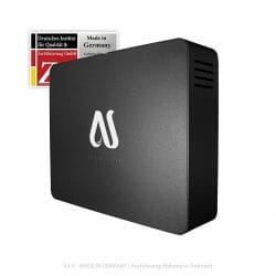 AS-X Direktfluss Wasserfilteranlage in Anthrazit, stehend | AQUASAFE