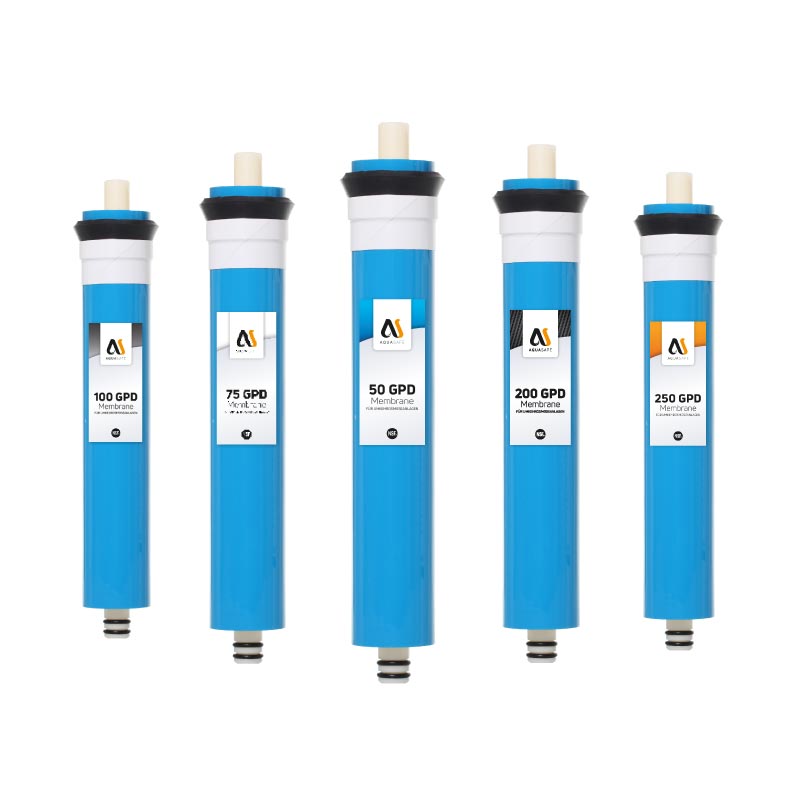 Alle zertifizierten Membranen von AQUASAFE in der Übersicht