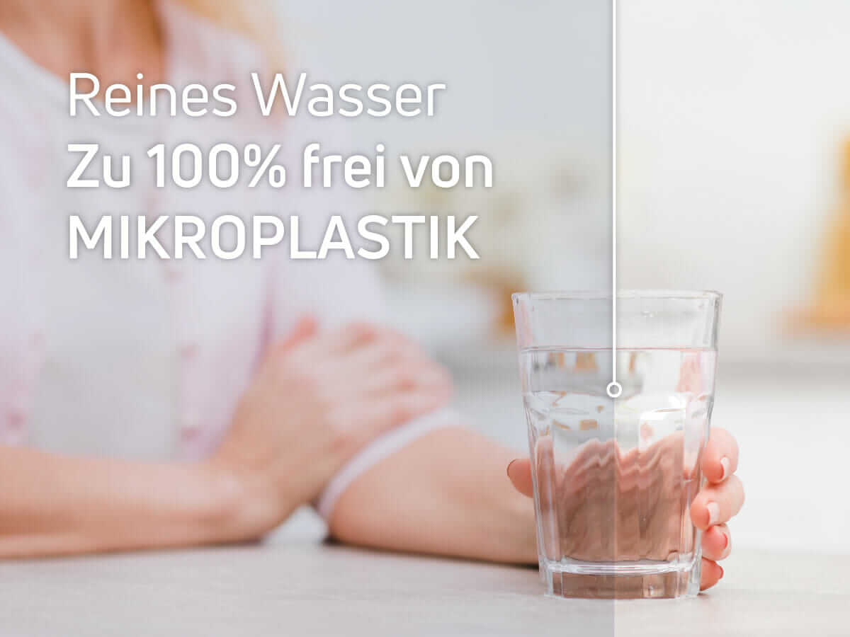 Reines Wasser ohne Mikroplastik genießen von AQUASAFE
