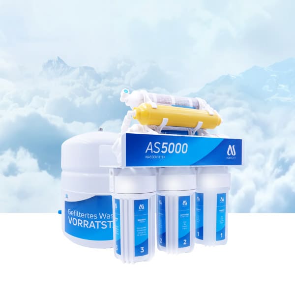 AS5000 Wasserfilter Anlagen in blau