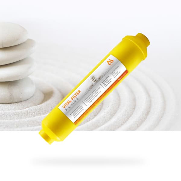 Vital-Filter Wasserbelebung in gelb