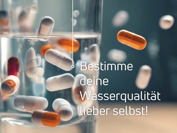 Du kannst die Qualität deines Leitungswassers selbst bestimmen, mit einer Wasserfilteranlage als zusätzlichen Schutz vor Medikamentenrückstände und Antibiotika.