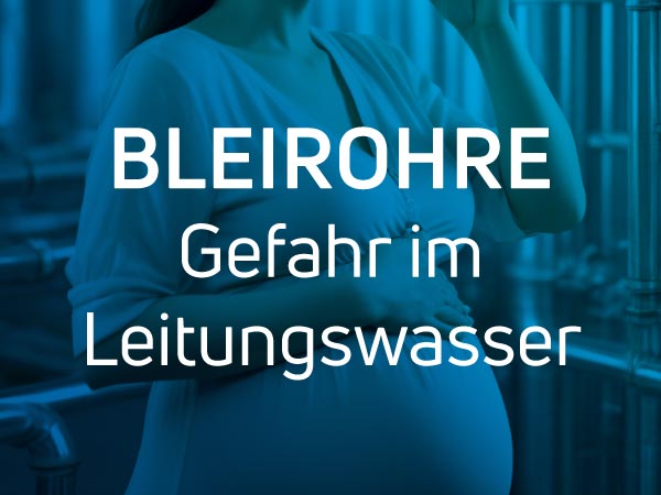 Blei im Leitungswasser - Welche Gefahren das für die Gesundheit bedeuten kann - Dazu mehr im Blogartikel - AQUASAFE