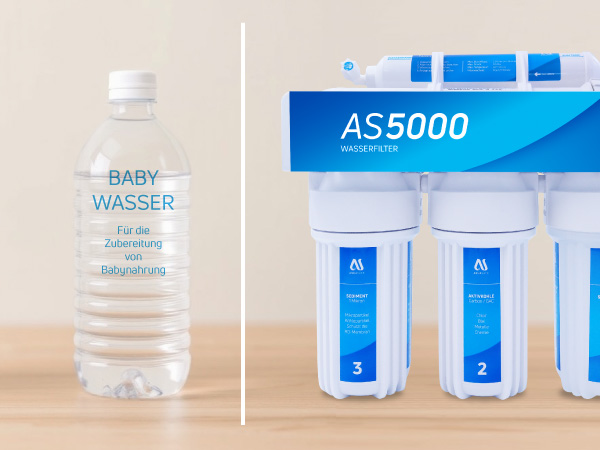 Was ist besser - Babywasser oder Wasserfilter?