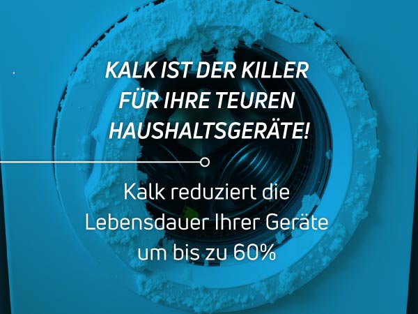 Wasserenthärter helfen gegen Kalk