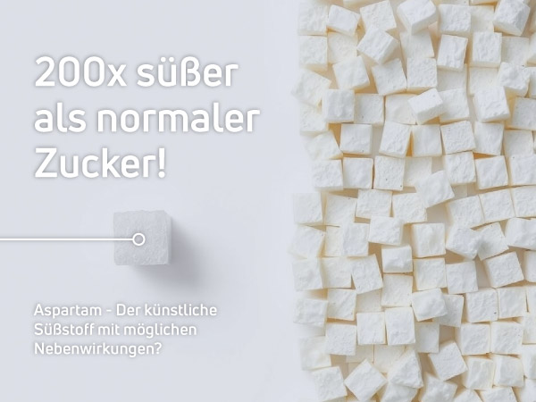 Künstlicher Süßstoff Aspartam Aspartam Süßsstoff 200x süßer als Zucker