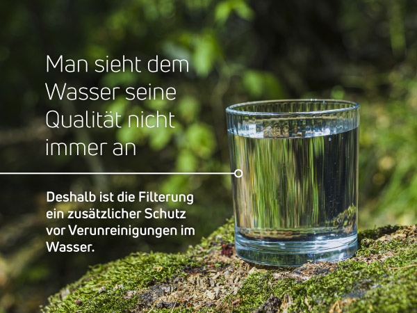Wasserqualität nicht sichtbar Qualität von Wasser nicht einfach sichtbar