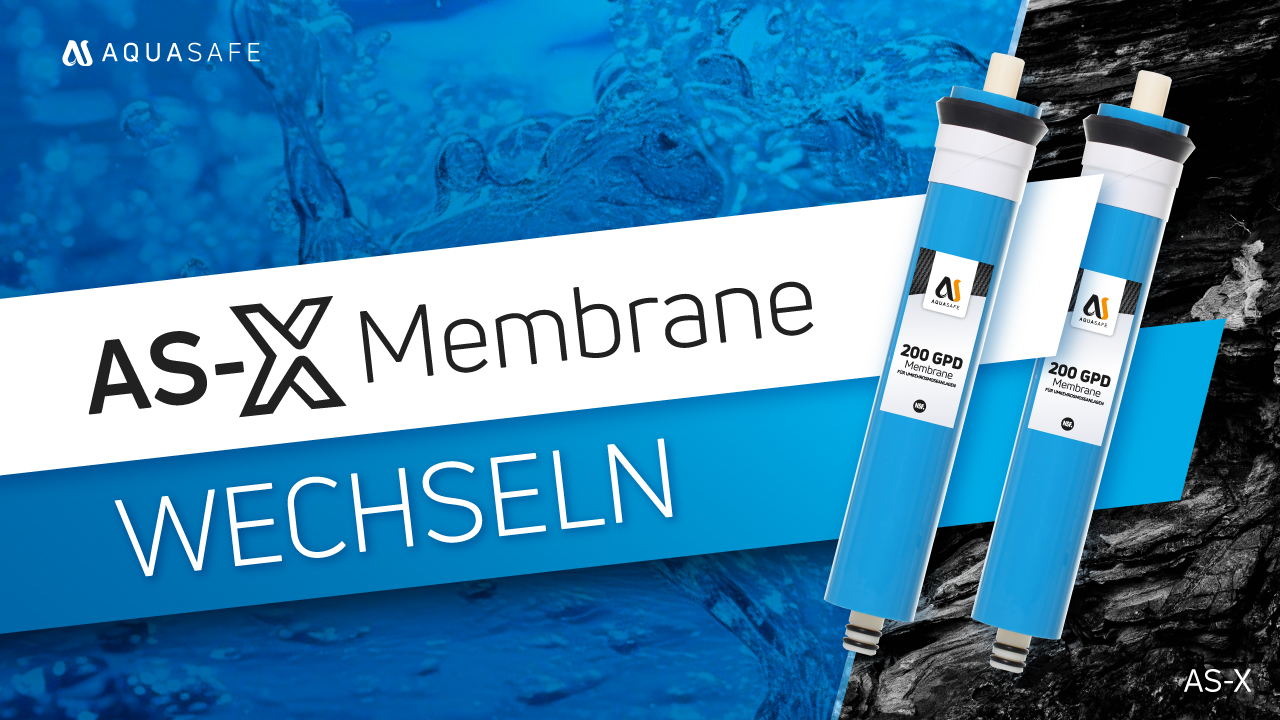 Membranen wechseln AS-X Wasserfilteranlage von AQUASAFE Video zum Membranenwechsel der AS-X Wasserfilteranlage von AQUASAFE