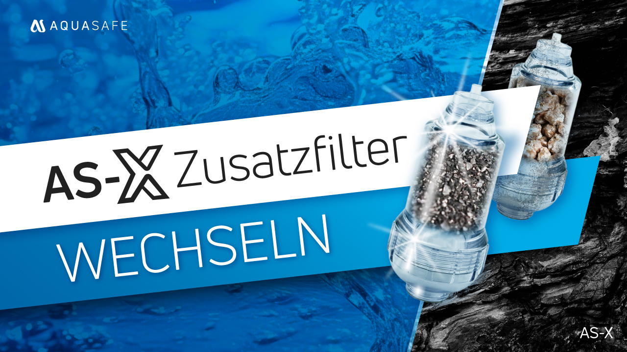 Zusatzfilter wechseln AS-X Wasserfilteranlage von AQUASAFE Video zum Zusatzfilter Wechsel bei der AS-X Wasserfilteranlage von AQUASAFE